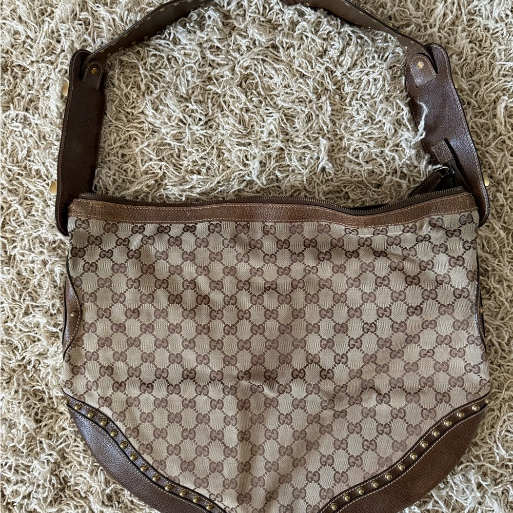 Gucci Studded GG Pelham Bag